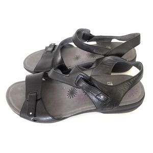 Dansko | Irene Ankle Straps Sandals Womens Size 41 Black Leather Open Toe